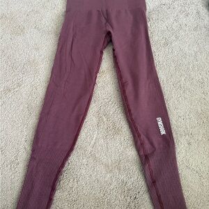 Gymshark Burgundy Leggings